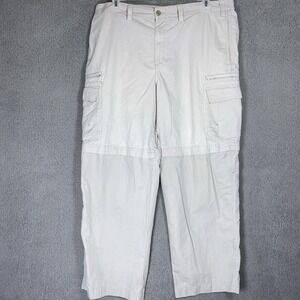 Vtg Eddie Bauer Men's Sz 38x30 Convertible Cargo Fast Dry Relaxed Fit Pants